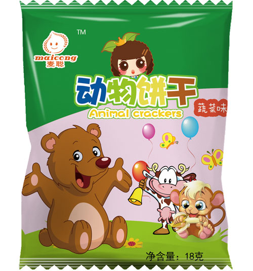 麥聰動物餅干蔬菜味