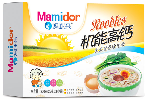 媽咪朵機(jī)能高鈣寶寶營(yíng)養(yǎng)珍珠面