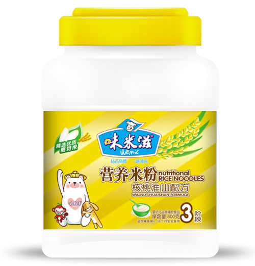 味米滋核桃淮山營養(yǎng)米粉3段