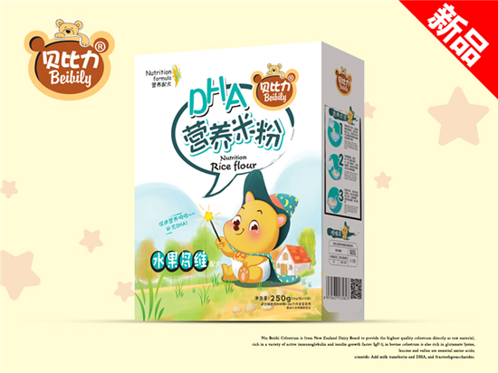 貝比力水果多維DHA營(yíng)養(yǎng)米粉盒